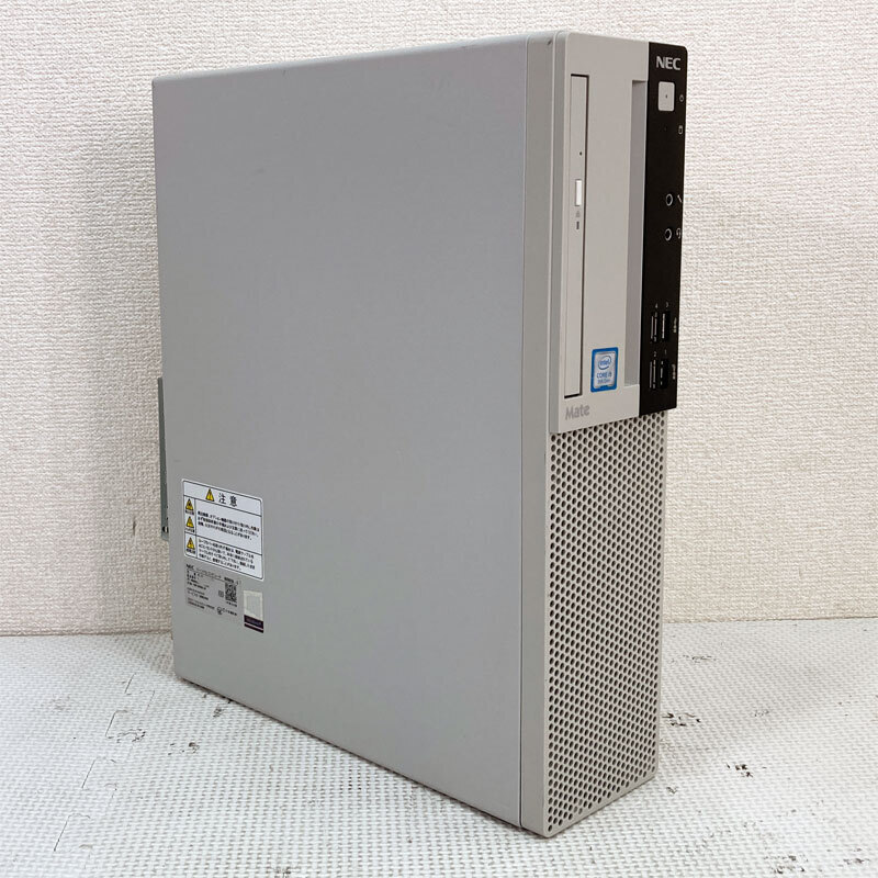 Windows11 第8世代CPU搭載 高速SSD使用 ★ NEC Mate MRM29L-5 Core i3-8100(3.6G/4コア/4スレッド) メモリ16GB SSD240GB DVD