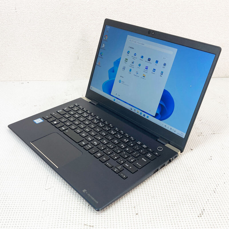 Windows11 13.3型HD液晶 第8世代CPU搭載 約1kg 超軽量 ★ dynabook G83/DN Core i5-8250(1.6G/4コア/8スレッド) メモリ8GB SSD256GB