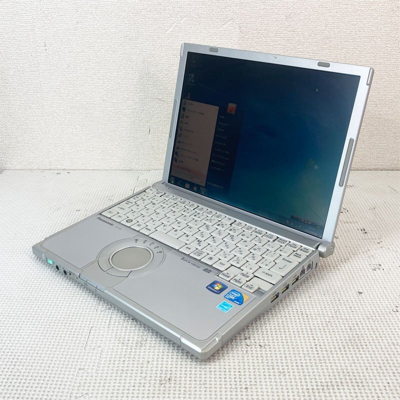 Windows 7 32bit Office付 ★ Panasonic Let'sNote CF-T9 Core 2 Duo-U9600(1.6G) メモリ4GB SSD256GB 12.1型HD液晶 #1-3342