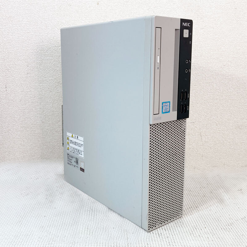Windows11 第9世代CPU搭載 高速SSD ★ NEC Mate MRH30L-6 Core i7-9700(3.0G/8C/8T) メモリ16GB SSD512GB DVD-RW VGA/DP