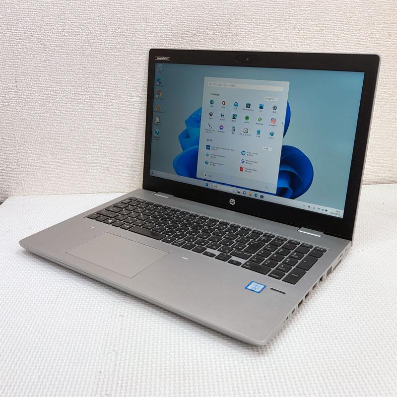 Win11 第8世代CPU搭載 オールインワンPC ★ HP ProBook 650 G4 Core i3-8130U(2.2G/2C/4T) メモリ8GB SSD256GB DVD-RW